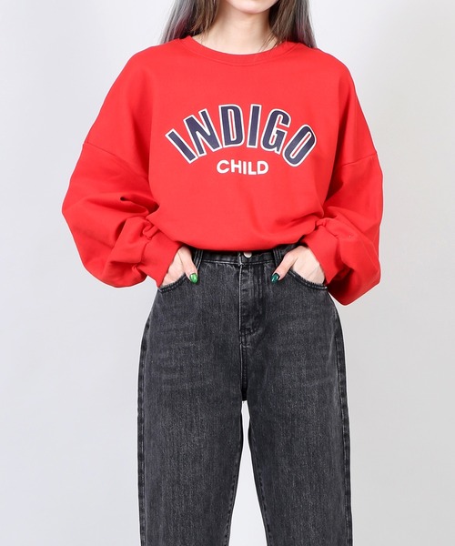 DING（ディング）の「DING/INDIGOスウェット（スウェット・レディース・ブラック/レッド/オフホワイト・FREE）」の3枚目の写真