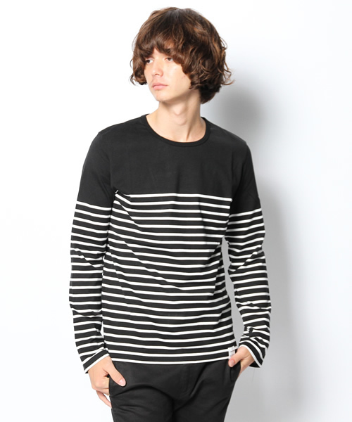 COMMONWARE AMERICAN RAG CIE&Magine（コモンウェアアメリカンラグシーアンド マージン）の「AMERICAN RAG CIE&Magine COMMONWARE 108-AMG-1432-624AMG（Tシャツ/カットソー・メンズ・ホワイト/ブラック・46/48/44）」の14枚目の写真