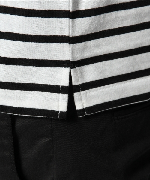 COMMONWARE AMERICAN RAG CIE&Magine（コモンウェアアメリカンラグシーアンド マージン）の「AMERICAN RAG CIE&Magine COMMONWARE 108-AMG-1432-624AMG（Tシャツ/カットソー・メンズ・ホワイト/ブラック・46/48/44）」の10枚目の写真