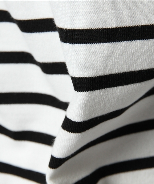 COMMONWARE AMERICAN RAG CIE&Magine（コモンウェアアメリカンラグシーアンド マージン）の「AMERICAN RAG CIE&Magine COMMONWARE 108-AMG-1432-624AMG（Tシャツ/カットソー・メンズ・ホワイト/ブラック・46/48/44）」の12枚目の写真