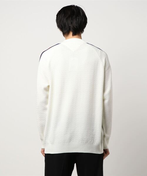 TOMMY HILFIGER GOLF（トミー ヒルフィガー ゴルフ）の「[トミー ヒルフィガー ゴルフ] メンズ TH モックネック ニット（ニット/セーター・メンズ・ネイビー/ボルドー/ホワイト・XL/LL）」の5枚目の写真