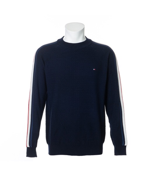 TOMMY HILFIGER GOLF（トミー ヒルフィガー ゴルフ）の「[トミー ヒルフィガー ゴルフ] メンズ TH モックネック ニット（ニット/セーター・メンズ・ネイビー/ボルドー/ホワイト・XL/LL）」の15枚目の写真