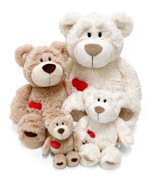 nici（ニキ）の「NICI/ラブベア ぬいぐるみ 15cm ブラウン（おもちゃ・レディース・チョコ・FREE）」の7枚目の写真