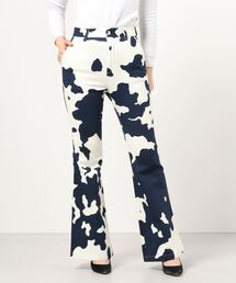 atmos pink | atmos pink COW柄 ツイル ベルボトム(その他パンツ)