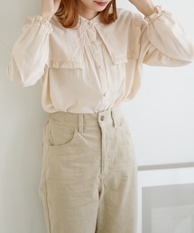 SLURR | フリルスクエアネックパフスリーブブラウス(シャツ/ブラウス)