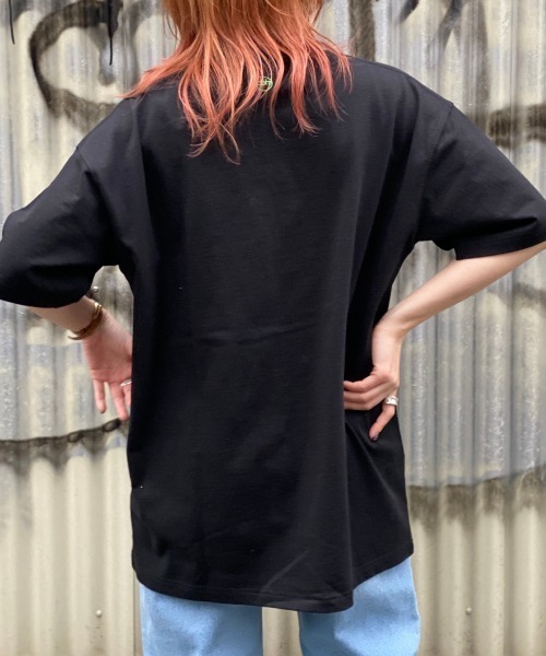 PBLIM(ページボーイリム)の「【PAGEBOYLIM】ハッポウロゴT(Tシャツ/カットソー・レディース・ホワイト/ブラック/パープル・MEDIUM/LARGE)」の5枚目の写真