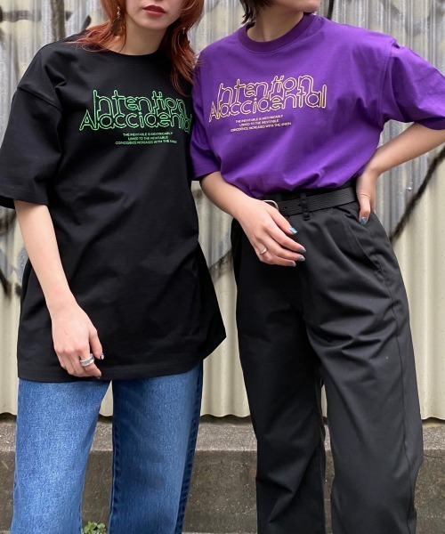 PBLIM(ページボーイリム)の「【PAGEBOYLIM】ハッポウロゴT(Tシャツ/カットソー・レディース・ホワイト/ブラック/パープル・MEDIUM/LARGE)」の7枚目の写真