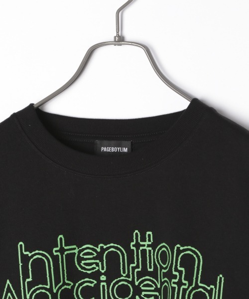 PBLIM(ページボーイリム)の「【PAGEBOYLIM】ハッポウロゴT(Tシャツ/カットソー・レディース・ホワイト/ブラック/パープル・MEDIUM/LARGE)」の11枚目の写真