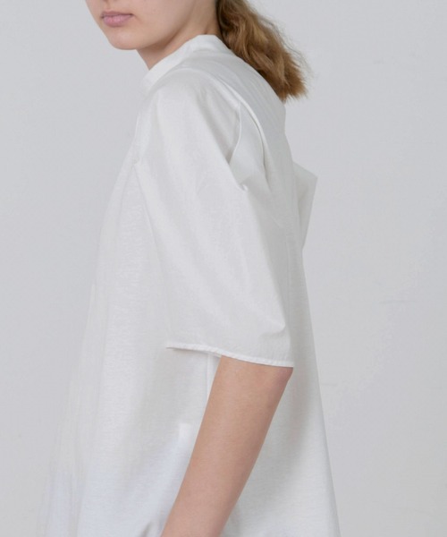 FRAPBOIS（フラボア）の「ホーンスリーブＴ（Tシャツ/カットソー・レディース・ホワイト/ブルー系その他・1）」の6枚目の写真