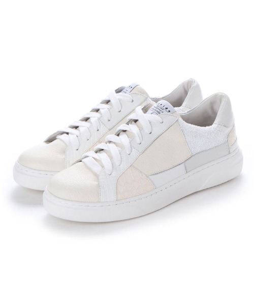 Lucida（ルシーダ）の「【Peacock】♯パッチワークスニーカー（スニーカー・レディース・ホワイト/ブラック/ベージュ/グレー・38/39/35/36/37）」の7枚目の写真