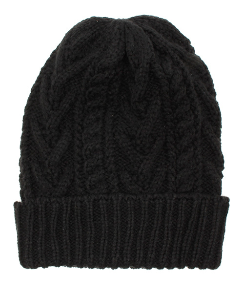 WEGO（ウィゴー）の「WEGO/アランニットキャップ（ニットキャップ/ビーニー・メンズ・ホワイト/ブラック/グリーン/ブルー・FREE）」の2枚目の写真