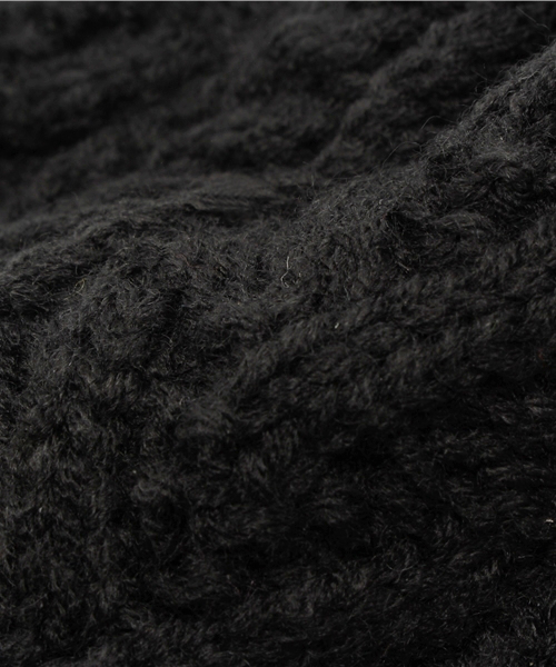 WEGO（ウィゴー）の「WEGO/アランニットキャップ（ニットキャップ/ビーニー・メンズ・ホワイト/ブラック/グリーン/ブルー・FREE）」の9枚目の写真