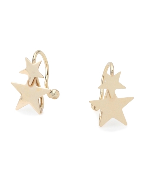 Ray BEAMS(レイビームス)の「Ray BEAMS / K10 スター イヤリング(イヤリング・レディース・その他1・ONE SIZE)」の4枚目の写真