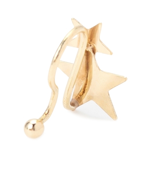 Ray BEAMS(レイビームス)の「Ray BEAMS / K10 スター イヤリング(イヤリング・レディース・その他1・ONE SIZE)」の6枚目の写真