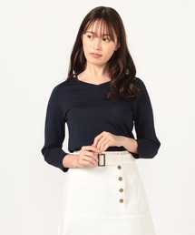 LAISSE PASSE（レッセパッセ）の「ハートネックプルオーバー（ニット