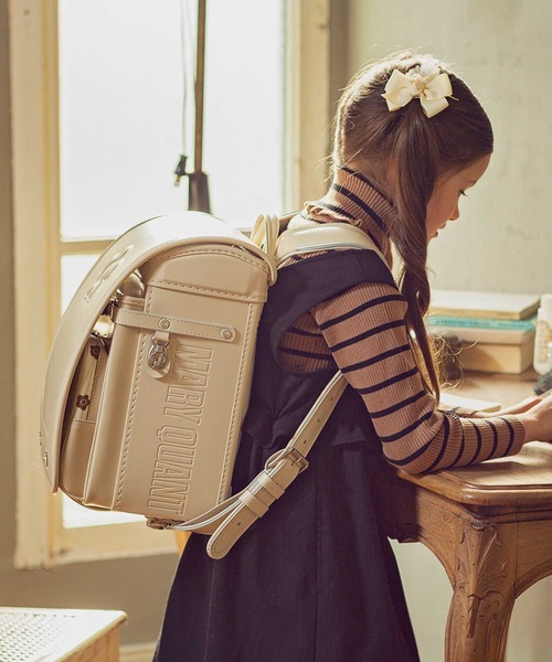 MARY QUANT（マリークワント）の「MARY QUANT(マリークワント)エンボスデイジーランドセル（ランドセル・キッズ・ホワイト/ピンク系その他/ミント/キャメル/ピンク/ラベンダー・ONE SIZE）」の8枚目の写真