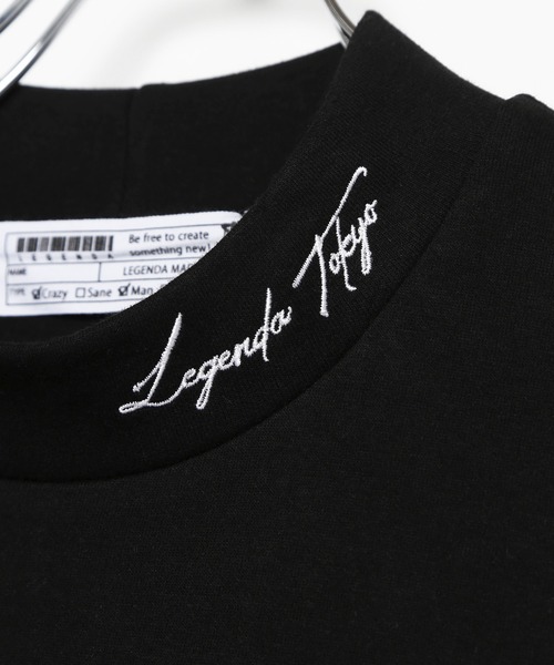 LEGENDA（レジェンダ）の「W Face Mock Neck Tops ＊（その他トップス・レディース・アイボリー/ブラック/グレイッシュブルー・FREE）」の7枚目の写真