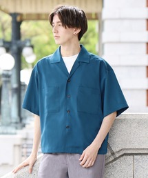 Beauty&Habit | 【Beauty&Habit】半袖オープンカラーシャツジャケット(シャツ/ブラウス)