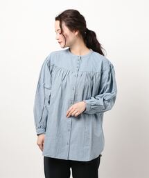 Samansa Mos2 | ギンガムティアードチュニック(シャツ/ブラウス)