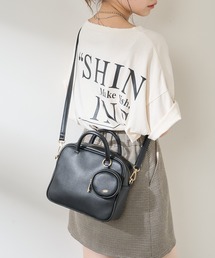 Chico | ポーチ付きレザースクエアバック(ショルダーバッグ)