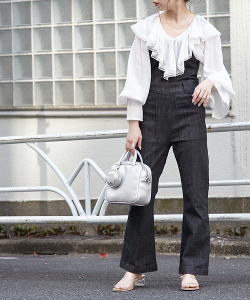 Chico（チコ）の「【新色追加】ポーチ付きレザースクエアバック（ショルダーバッグ・レディース・ブラック/アイボリー/シルバー/ピンク/ブラウン・FREE）」の11枚目の写真