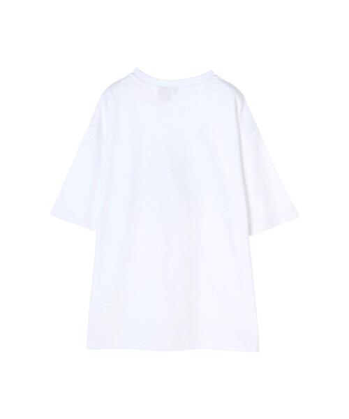 koe（コエ）の「The Shining Tshirts＊（Tシャツ/カットソー・レディース・チャコールグレー/ホワイト・M/L）」の6枚目の写真