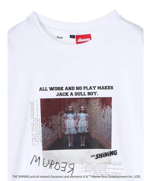 koe（コエ）の「The Shining Tshirts＊（Tシャツ/カットソー・レディース・チャコールグレー/ホワイト・M/L）」の7枚目の写真