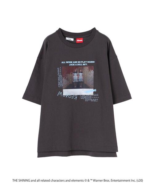 koe（コエ）の「The Shining Tshirts＊（Tシャツ/カットソー・レディース・チャコールグレー/ホワイト・M/L）」の12枚目の写真