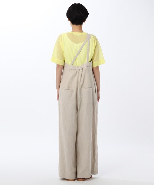 定価42900円　　新品未使用　リネン　ワンショルダーサロペット UNTITLED（アンタイトル）の「◇TTワッシャーリネン ワンショルダー