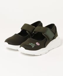 新品 スーパーハッカSUPER HAKKA 花刺繍スニーカー Lサイズ SUPER HAKKA - スーパーハッカ 💐刺繍スニーカー👟 Lサイズの