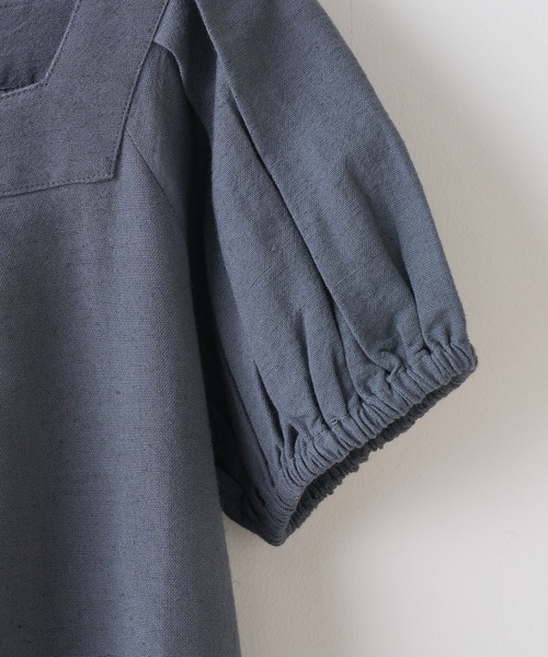 CIAOPANIC TYPY（チャオパニックティピー）の「【KIDS】【india】袖ボリューム オールインワン（サロペット/オーバーオール・キッズ・ブルー/チャコールグレー/オリーブ・LARGE/XX-LARGE/SMALL/X-LARGE/MEDIUM）」の15枚目の写真