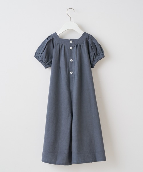 CIAOPANIC TYPY（チャオパニックティピー）の「【KIDS】【india】袖ボリューム オールインワン（サロペット/オーバーオール・キッズ・ブルー/チャコールグレー/オリーブ・LARGE/XX-LARGE/SMALL/X-LARGE/MEDIUM）」の18枚目の写真