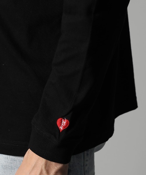 STUD MUFFIN(スタッドマフィン)の「mlt3395-5.6ozコットン天竺 サガラ&パッチポケット付 LS Tシャツ(Tシャツ/カットソー・メンズ・ブラック/ホワイト・3/2/4)」の14枚目の写真