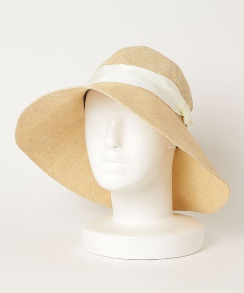 CLANE(クラネ)の「HAIDE BRIM PAPER HAT(ハット・レディース・ベージュ・1/0)」の9枚目の写真