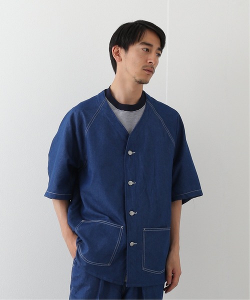 PAYDAY(ペイデイ)の「【PAY DAY / ペイ デイ】別注 エンジニア ショートスリーブ シャツ(シャツ/ブラウス・メンズ・ネイビー/サックスブルー/ブルー・MEDIUM/LARGE)」の3枚目の写真