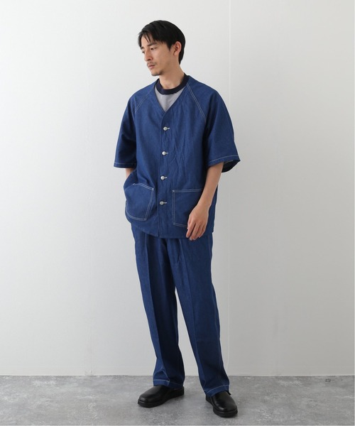 PAYDAY(ペイデイ)の「【PAY DAY / ペイ デイ】別注 エンジニア ショートスリーブ シャツ(シャツ/ブラウス・メンズ・ネイビー/サックスブルー/ブルー・MEDIUM/LARGE)」の4枚目の写真