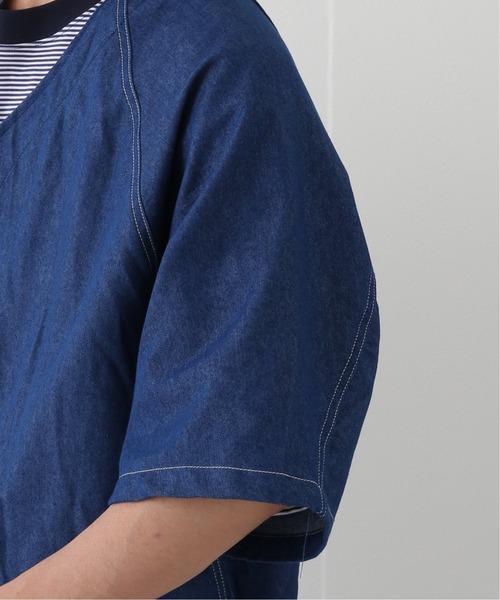 PAYDAY(ペイデイ)の「【PAY DAY / ペイ デイ】別注 エンジニア ショートスリーブ シャツ(シャツ/ブラウス・メンズ・ネイビー/サックスブルー/ブルー・MEDIUM/LARGE)」の19枚目の写真