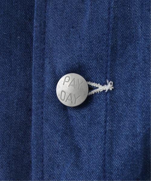 PAYDAY(ペイデイ)の「【PAY DAY / ペイ デイ】別注 エンジニア ショートスリーブ シャツ(シャツ/ブラウス・メンズ・ネイビー/サックスブルー/ブルー・MEDIUM/LARGE)」の14枚目の写真