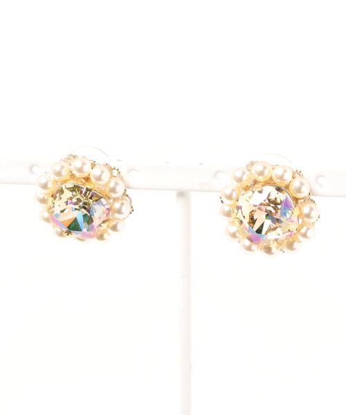 tone(トーン)の「【jour】パールフラワー(ピアス)(MA)(ピアス(両耳用)・レディース・ゴールド/ゴールド系その他・FREE)」の1枚目の写真