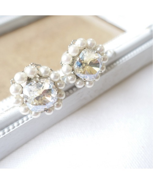tone(トーン)の「【jour】パールフラワー(ピアス)(MA)(ピアス(両耳用)・レディース・ゴールド/ゴールド系その他・FREE)」の2枚目の写真