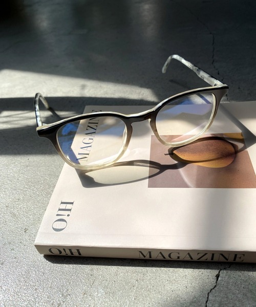 KOMONO.（コモノ）の「「KOMONO/コモノ」 オプティカル 眼鏡 Maurice モーリス　クリアレンズ　クリアサングラス（サングラス・レディース・ローズ/ブラック系1/ブラック系2/ブラウン系/ブラックミックス/クリアブラウン/ライム/DK.Brn/ライトブラウン/ターコイズブルー・FREE）」の7枚目の写真