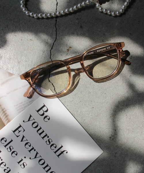 KOMONO.（コモノ）の「「KOMONO/コモノ」 オプティカル 眼鏡 Maurice モーリス　クリアレンズ　クリアサングラス（サングラス・レディース・ローズ/ブラック系1/ブラック系2/ブラウン系/ブラックミックス/クリアブラウン/ライム/DK.Brn/ライトブラウン/ターコイズブルー・FREE）」の5枚目の写真