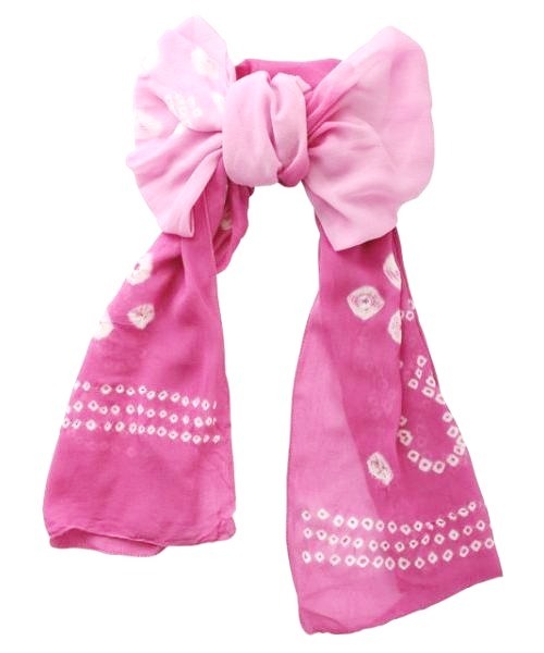 チャイハネ（チャイハネ）の「【チャイハネ】豆絞り浴衣帯（和装小物・レディース・レッド/ピンク/イエロー/ターコイズブルー/ブルー・FREE）」の5枚目の写真