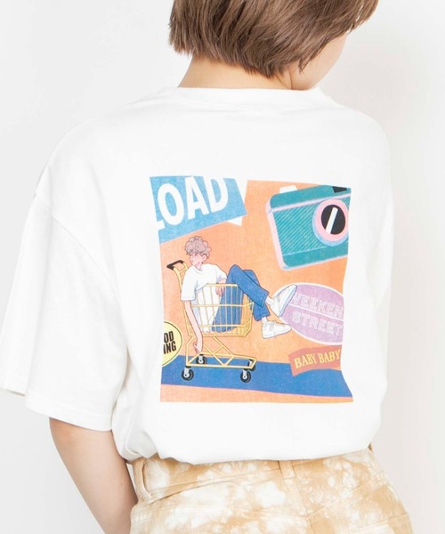 セール Wego イラストレータープリントtシャツ Tシャツ カットソー Wego ウィゴー のファッション通販 Zozotown