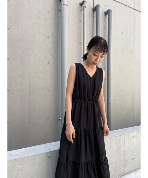 LOUNGEDRESS(ラウンジドレス)の「【odore/オドル】ティアードワンピース(ワンピース・レディース・イエロー/ブラック/その他・FREE)」の11枚目の写真