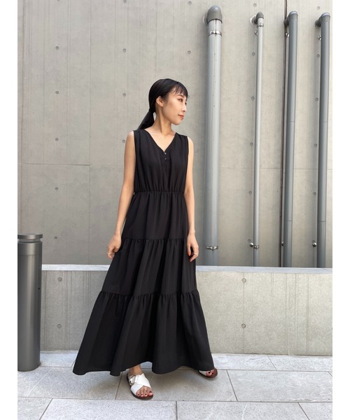 LOUNGEDRESS(ラウンジドレス)の「【odore/オドル】ティアードワンピース(ワンピース・レディース・イエロー/ブラック/その他・FREE)」の13枚目の写真