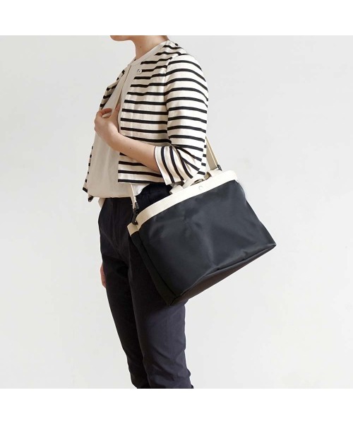 10mois（ディモワ）の「10mois PATTO SATTO TOTE Chotto Tall　N-line（マザーズバッグ・レディース・ブラック・ONE SIZE）」の13枚目の写真