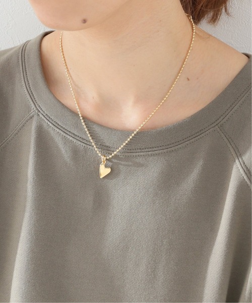 SLOBE IENA（スローブイエナ）の「【VELATTI/ヴェラッティ】 HEART PENDANTネックレス◆（ネックレス・レディース・ゴールド・FREE）」の4枚目の写真
