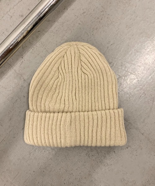 RASVOA(ラスボア)の「リブニットビーニー(ニットキャップ/ビーニー・レディース・ブラック/グリーン/アイボリー・FREE)」の1枚目の写真