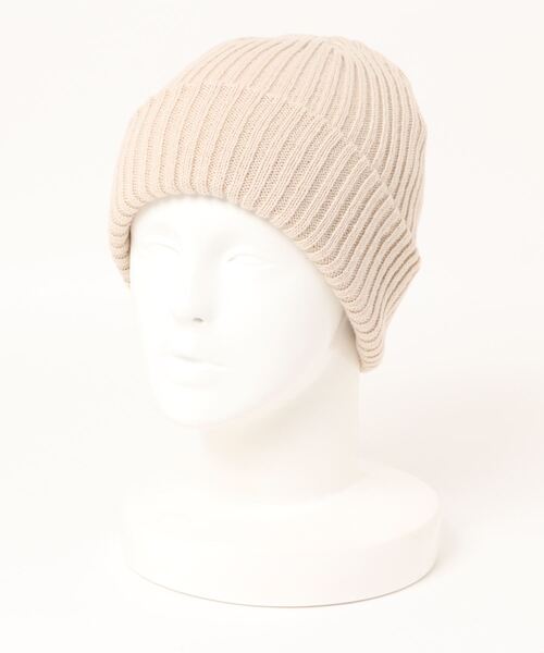 RASVOA(ラスボア)の「リブニットビーニー(ニットキャップ/ビーニー・レディース・ブラック/グリーン/アイボリー・FREE)」の5枚目の写真